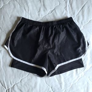 BHAC Black Athletic Shorts with Spanx